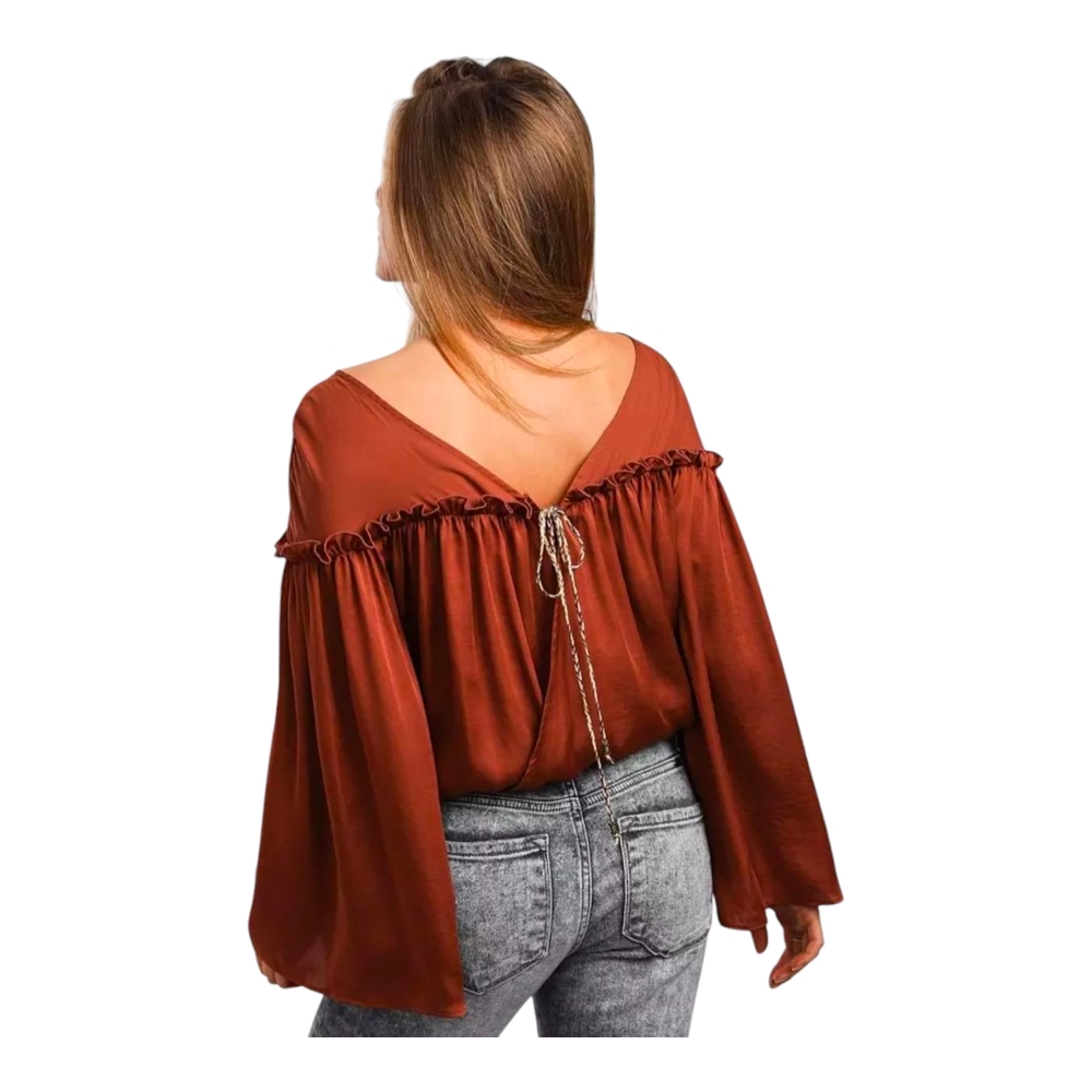 Women's Rust Top - Picture 2 of 9